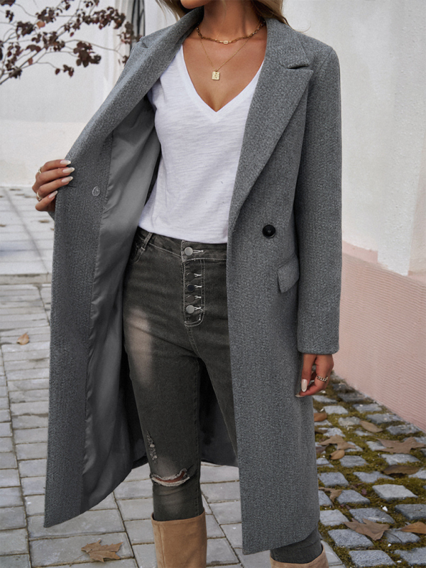 Women's Tweed Lapel Collar Cardigan