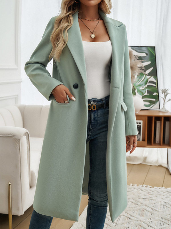 Women's Tweed Lapel Collar Cardigan